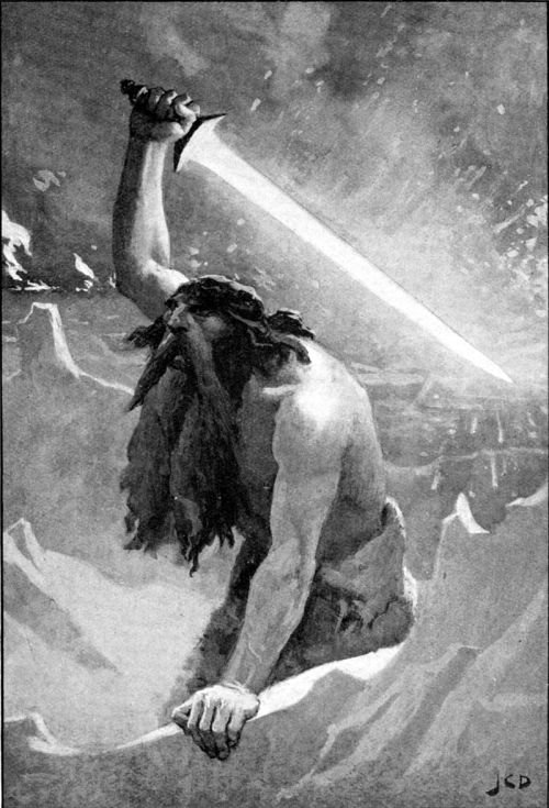 John Charles Dollman筆下的黑色巨人史爾特爾。