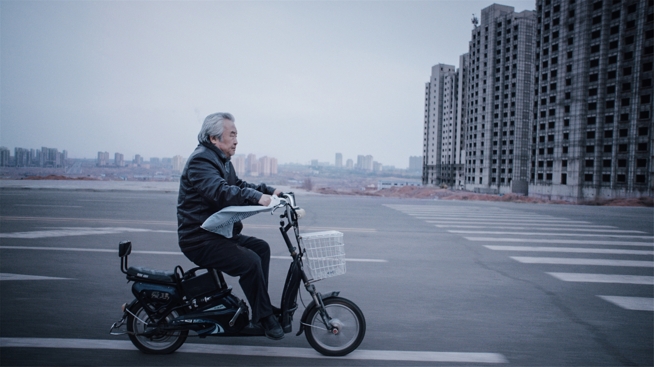 老楊騎的電動車。