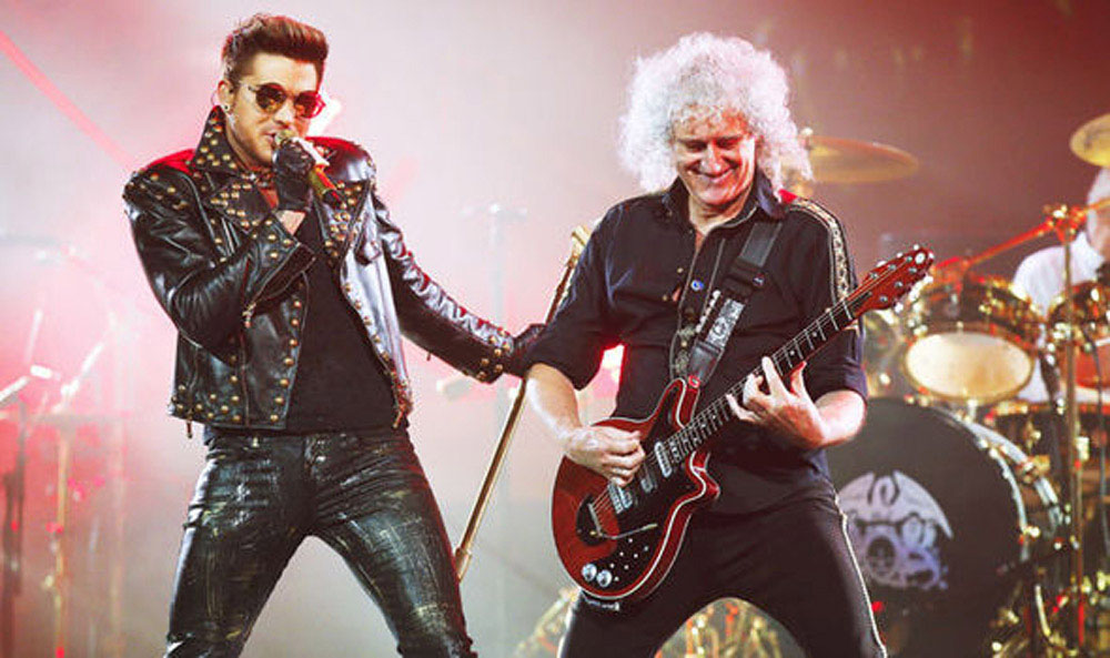 Adam Lambert和Brian May。