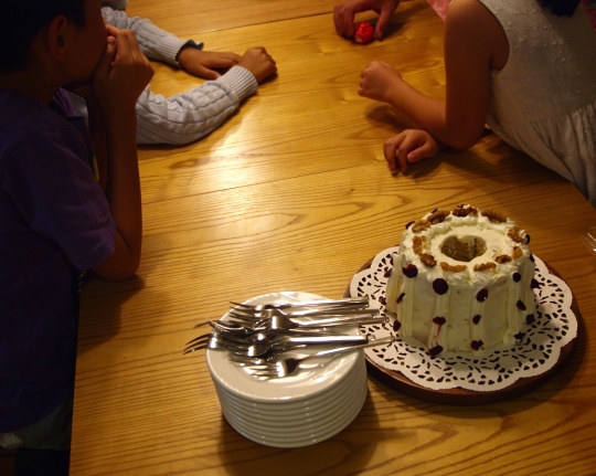 生日快樂：栗子起司蛋糕