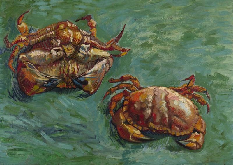 《Two Crabs》（Vincent van Gogh，1889）