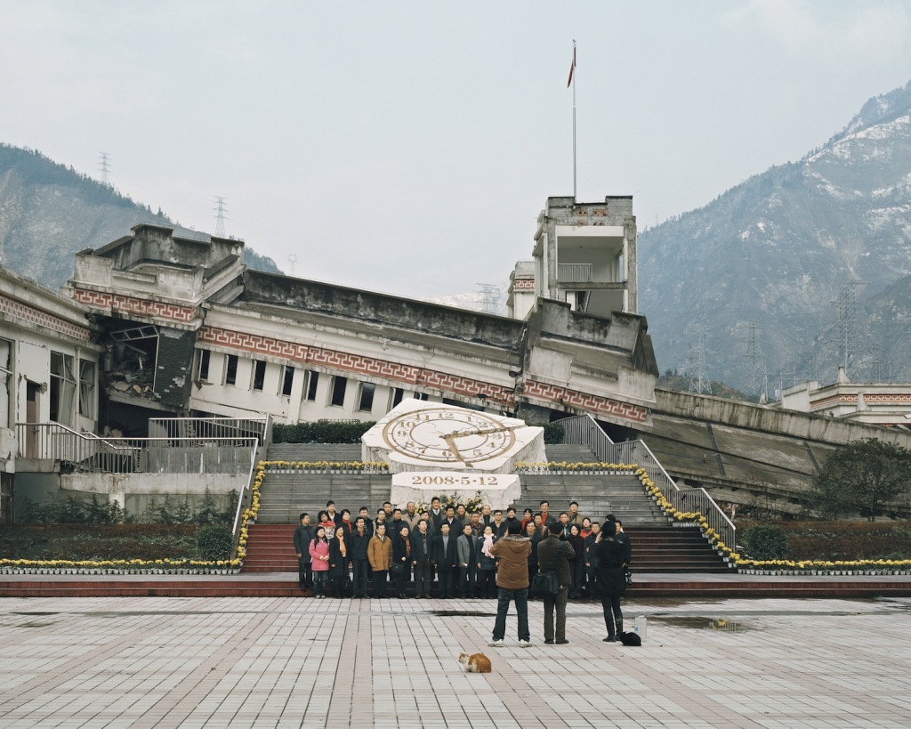 2008年發生汶川大地震的四川映秀鎮漩口中學，災後仍有旅行團前往觀光。