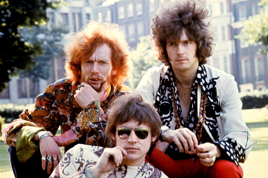 Cream時期的Ginger Baker、Jack Bruce和Eric Clapton。